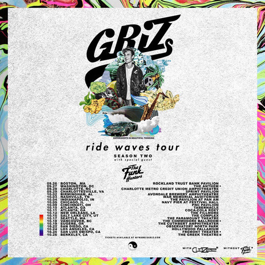 The Funk Hunters added as direct support on GRiZ's "Ride Waves" tour