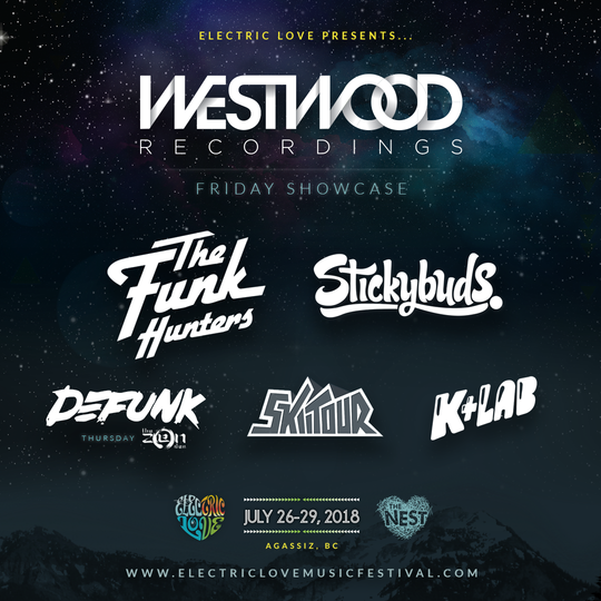 Westwood Showcase announced at Electric Love Music Festival!